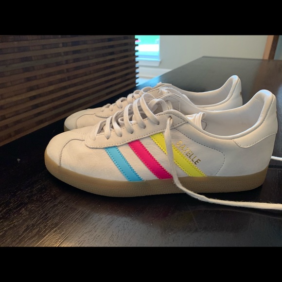 | Shoes | Addidas Gazelle Color Stripe Sneakers Poshmark